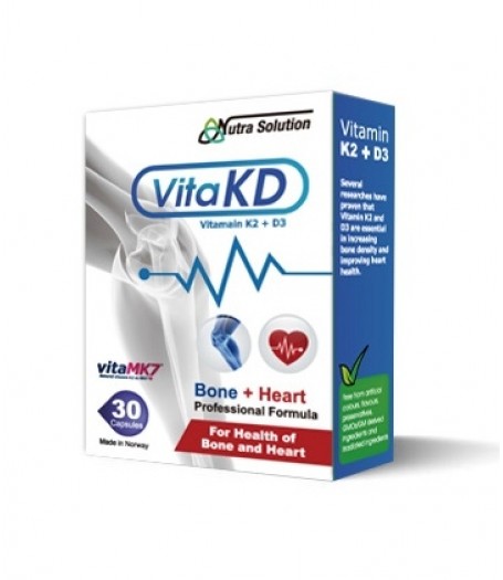 Nutra Solution 護心骼 – 維他命 K2+D3 配方30粒 | 防止血管病|防止骨質疏鬆